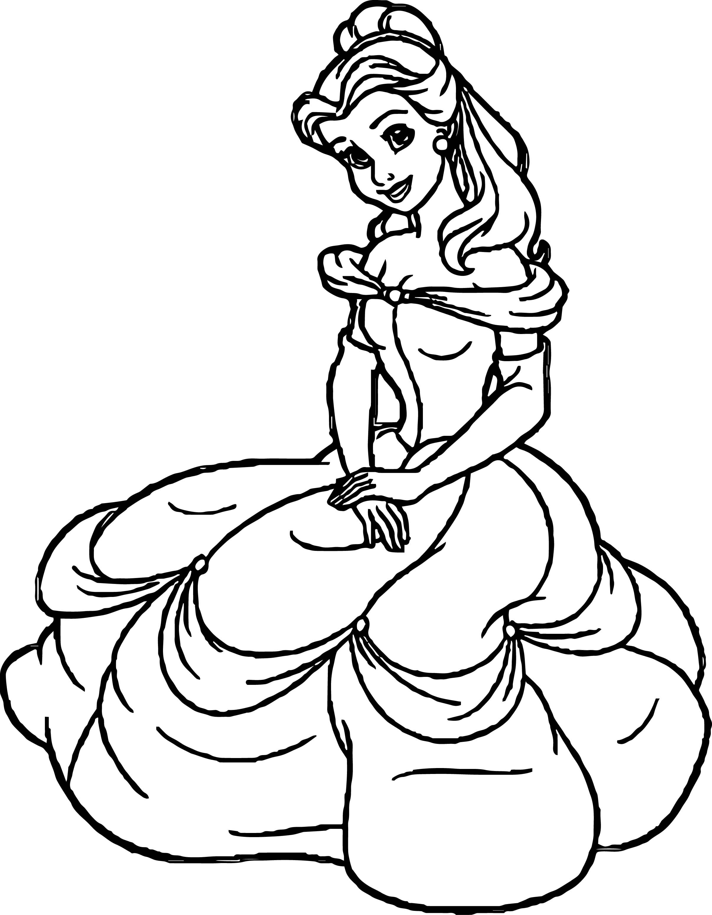 Disney Belle Drawing at Free for personal use Disney