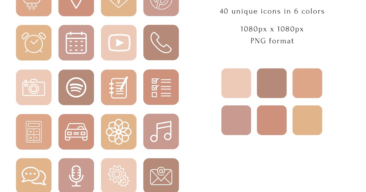 App Icon Aesthetic Free / Download iOS 14 Aesthetic App Icons for