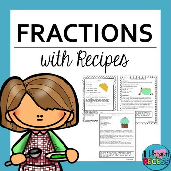 Fractions with Recipes 4.NF.4