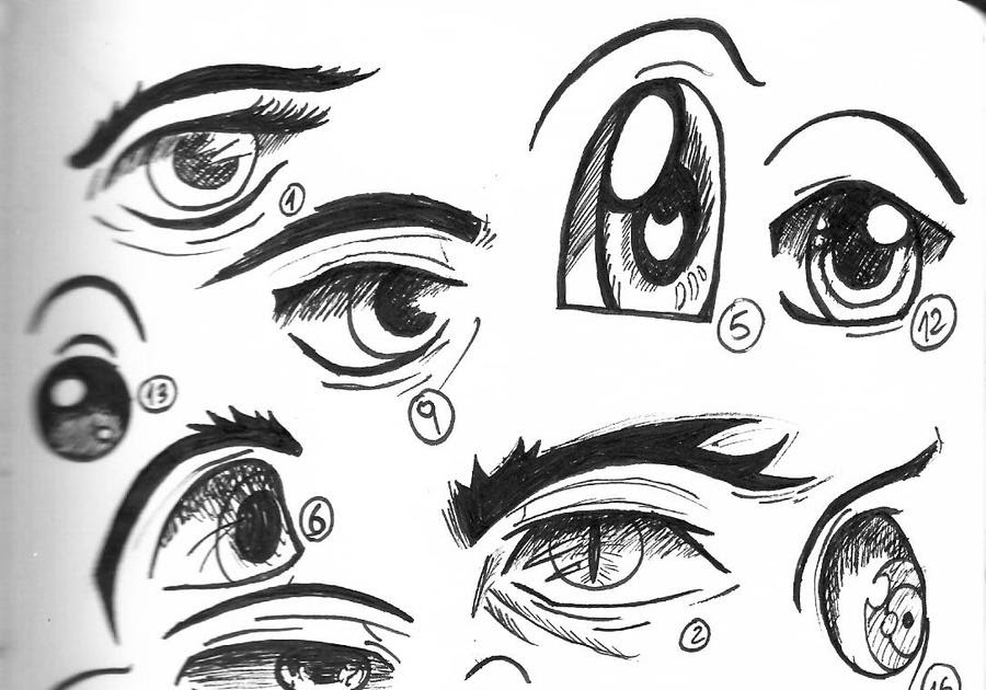 Anime With Realistic Eye / Another eye | Realistic drawings, Realistic