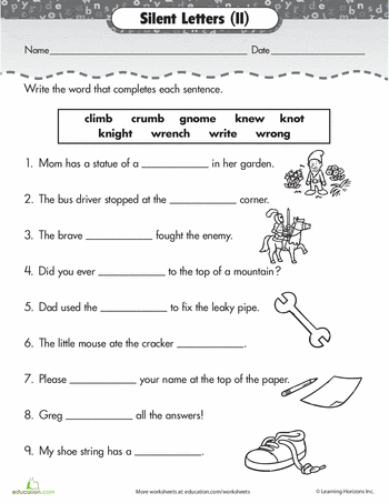 English Phonics Worksheets For Grade 2 - Vicken Info