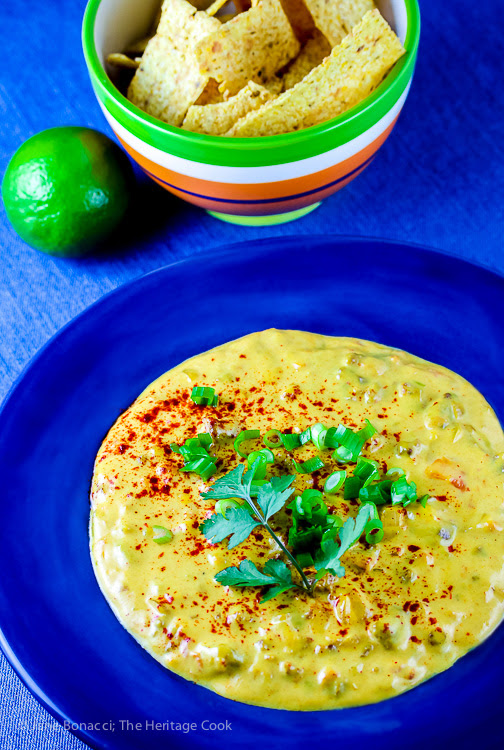 Spicy Chorizo Queso Dip GlutenFree • The Heritage Cook Spicy Chorizo Queso Dip GlutenFree • The Heritage Cook