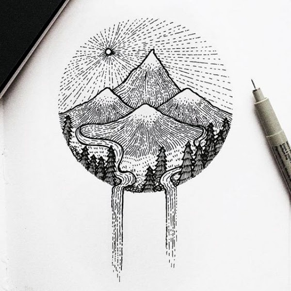 40 Best Examples Of Line Drawing Art | photofun4ucom