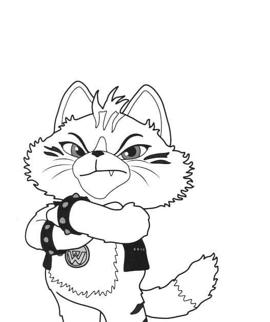Coloring Pages 44 Cats - Coloring Page Book Free Download