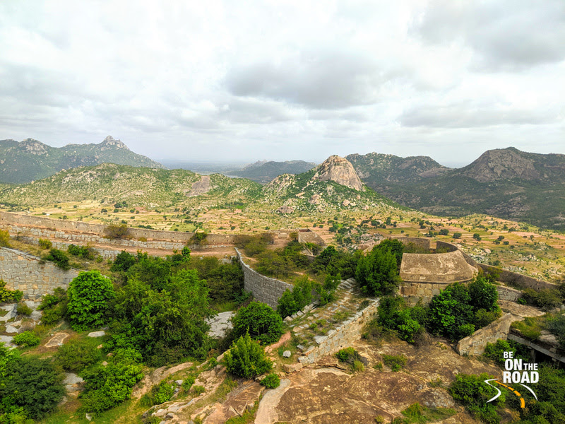 Gudibande Fort and the surrounding landscape