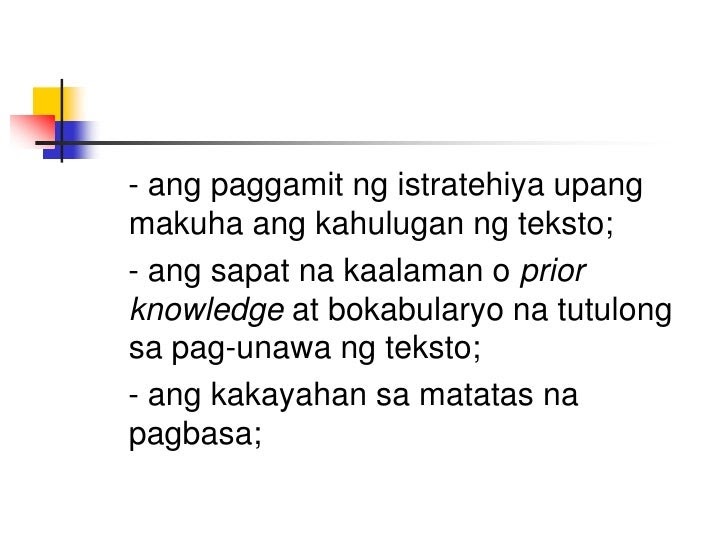 Ano Ang Kahulugan Ng Pagbibigay Katuturan O Depinisyon