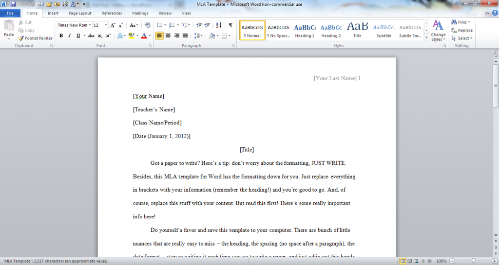 How To Write A Paper In Apa Format Using Microsoft Word