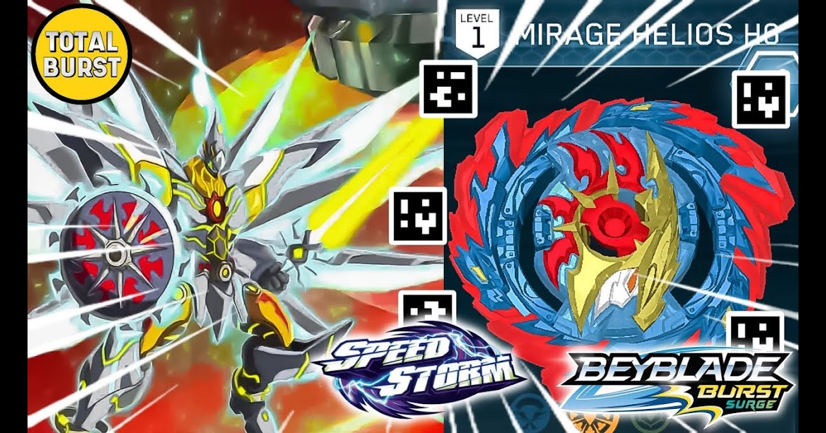 Beyblade Burst Surge Qr Codes Mirage Fafnir - qr code king helios