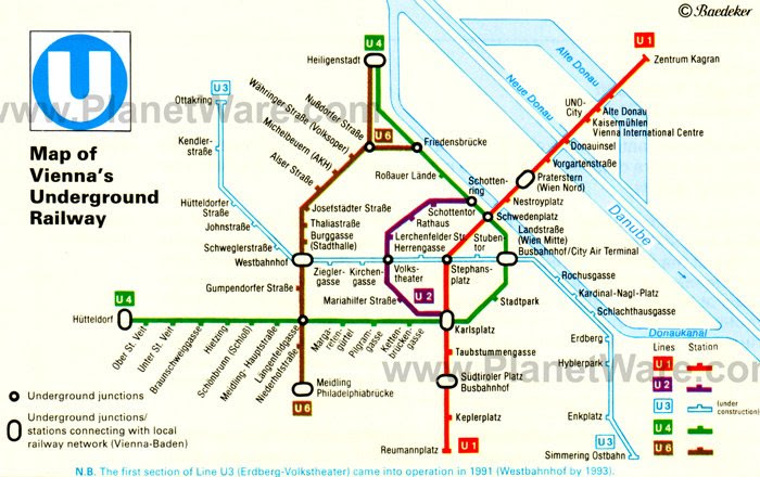 Images and Places, Pictures and Info: u bahn vienna map