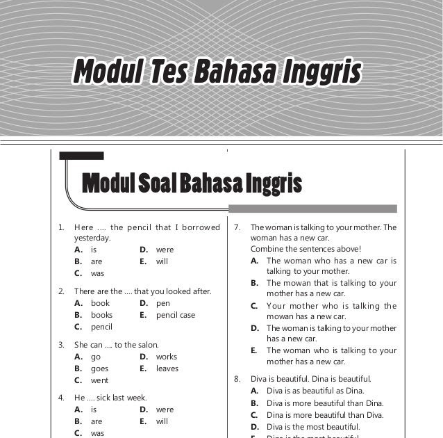 Soal Ukg Pedagogik Bahasa Inggris Smp Dan Kunci Jawaban
