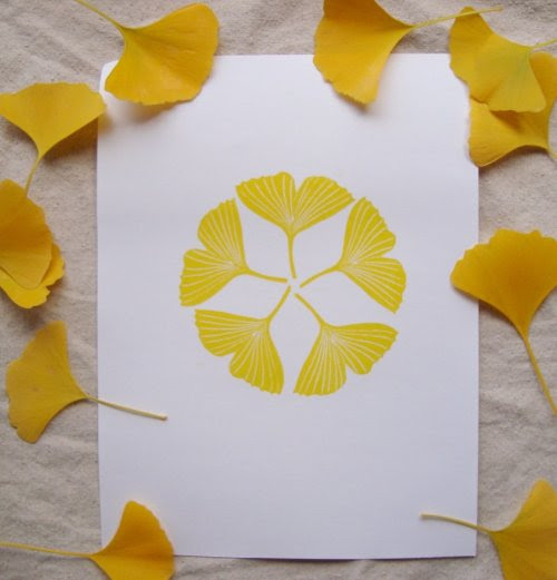 ginkgo print