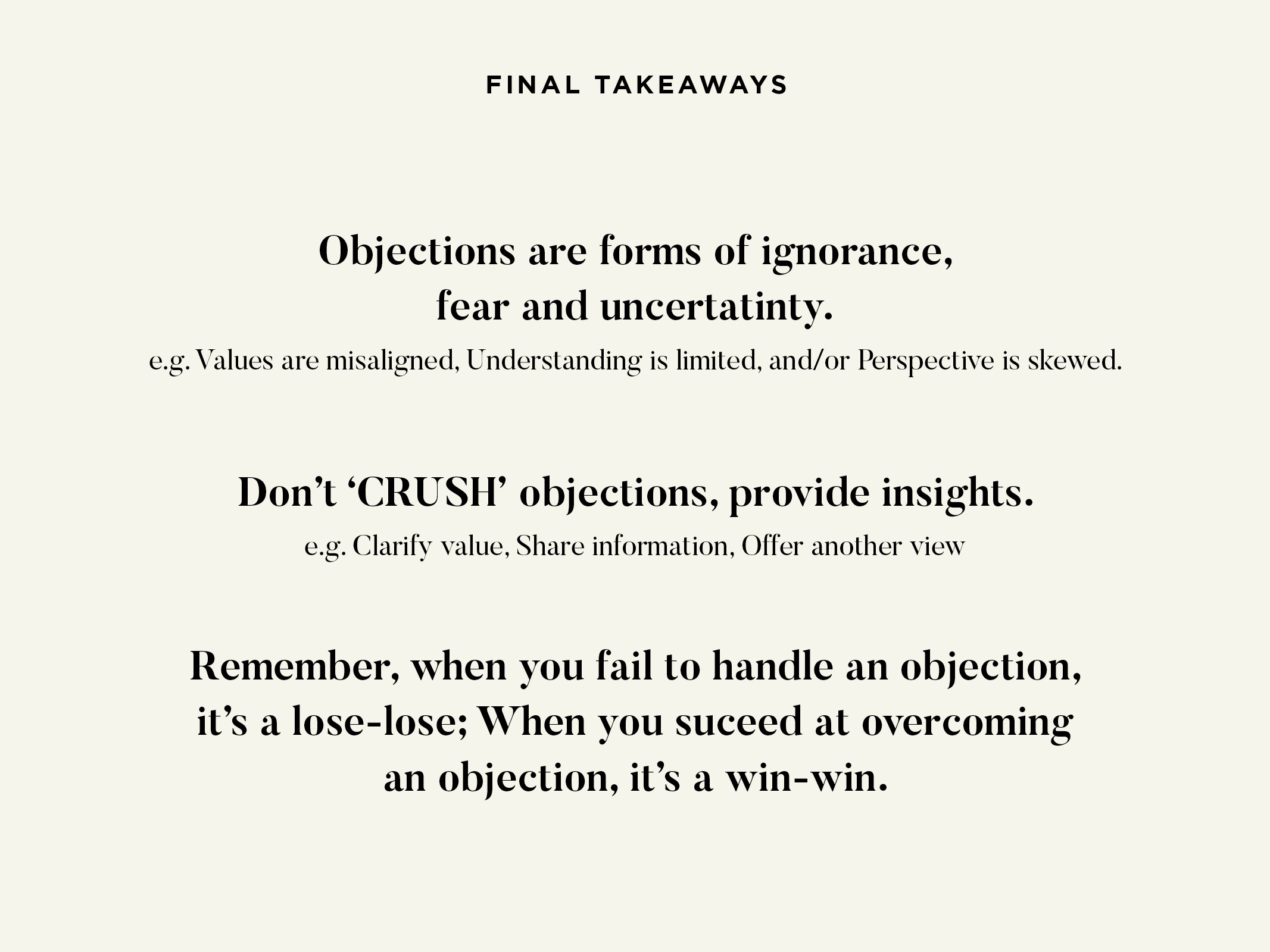 Sales Objections 4