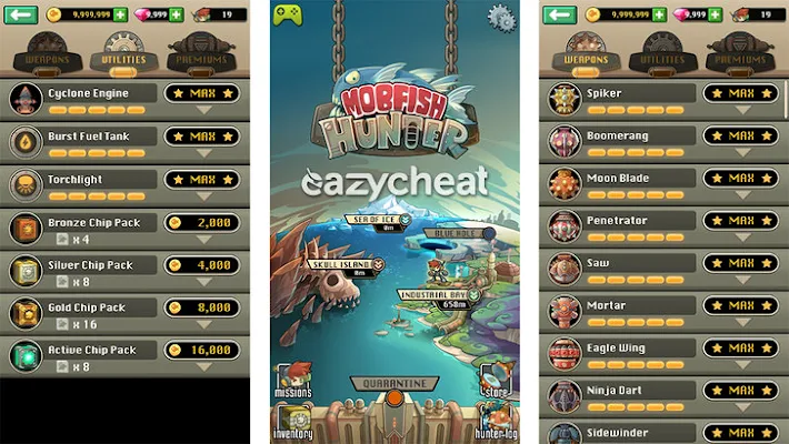 MOBFISH HUNTER CHEAT