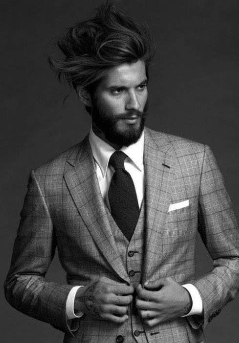 Mens Hairstyle Grey Seluruh S