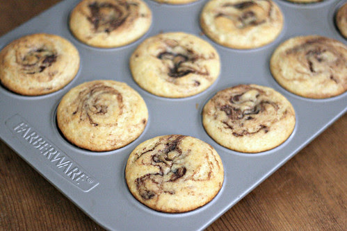 Nutella Swirl Muffins