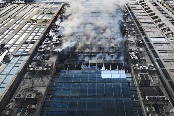 Image result for Bangladesh skyscraper inferno death toll rises to 25