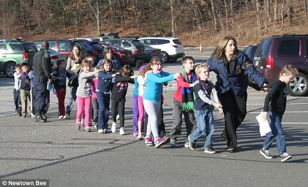 W5Traumatized students were seen being led out of the school crying and holding hands.