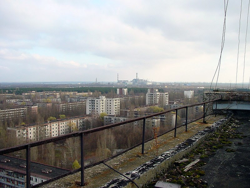 chernobyl seen from pripyat, 2007, jason minshull