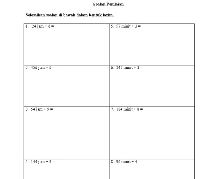 Latihan Matematik Tahun 3 Mengikut Topik Pdf  Penulis menyadari betul