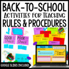 School Rules! {And Procedures, Too!} Activities and Printa