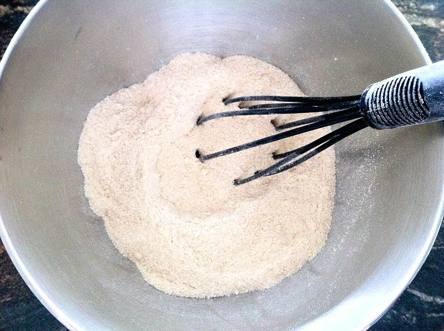 Flour Mixture Whisked into Ginger Sugar
