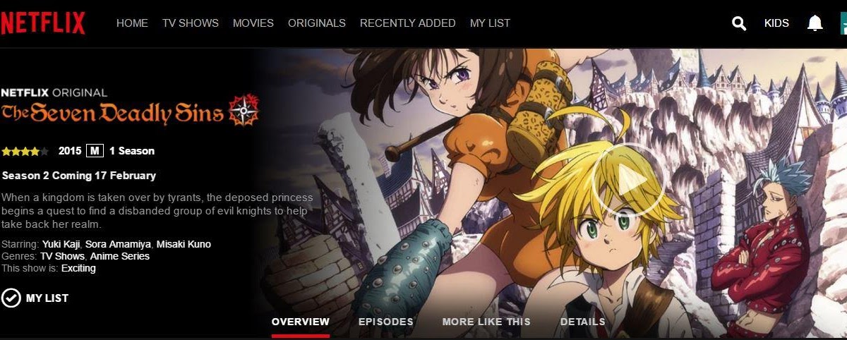 Anime 7 Deadly Sins List - Neofotografi
