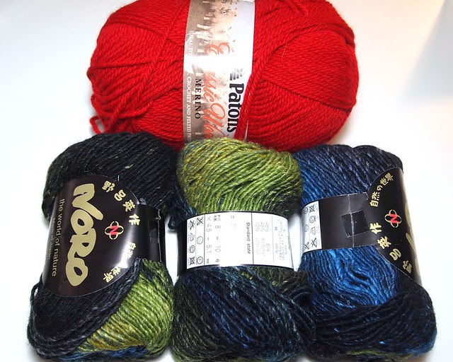 Corral & Sea cowl - test knit