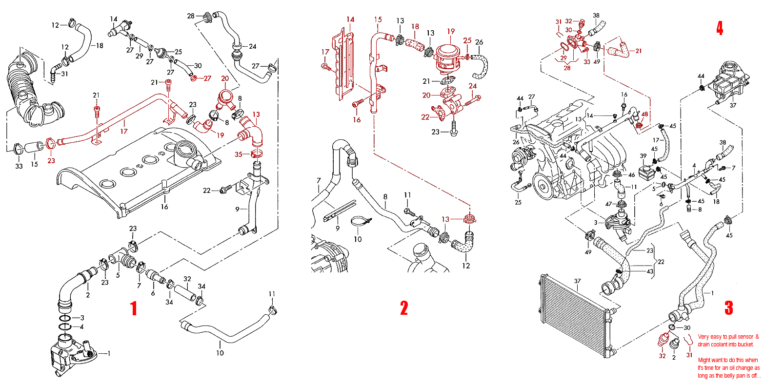 2003 Audi A4 Engine Diagram