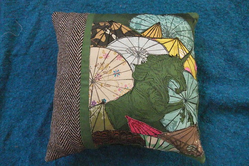 pistachio unicorn pillow