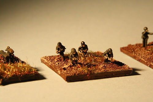 Modern British infantry closeup