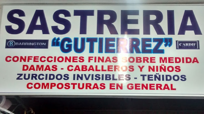 SASTRERIA "GUTIERREZ" - San Borja