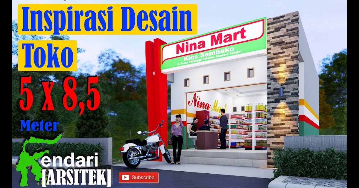 25 Desain Toko Buah Sederhana