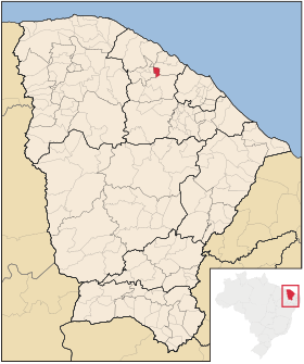 Localização de São Luís do Curu