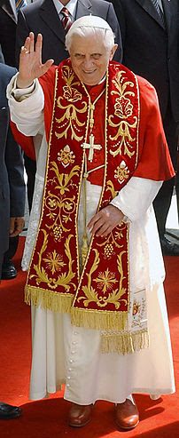Pope Benedict XVI during visit to São Paulo, B...
