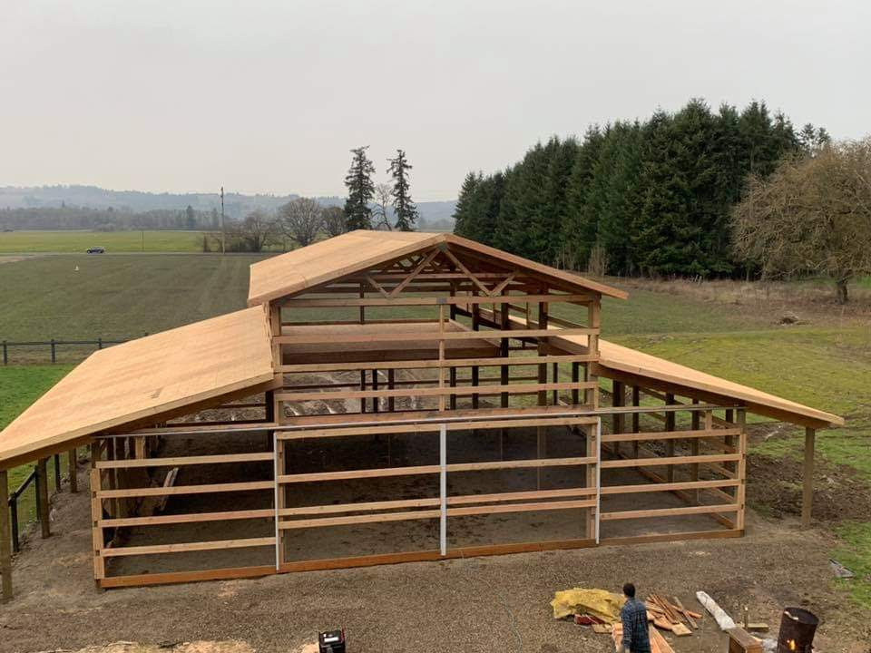 barn pole 40x60 kits building barns oregon plans monitor buildings company keep oregons storage