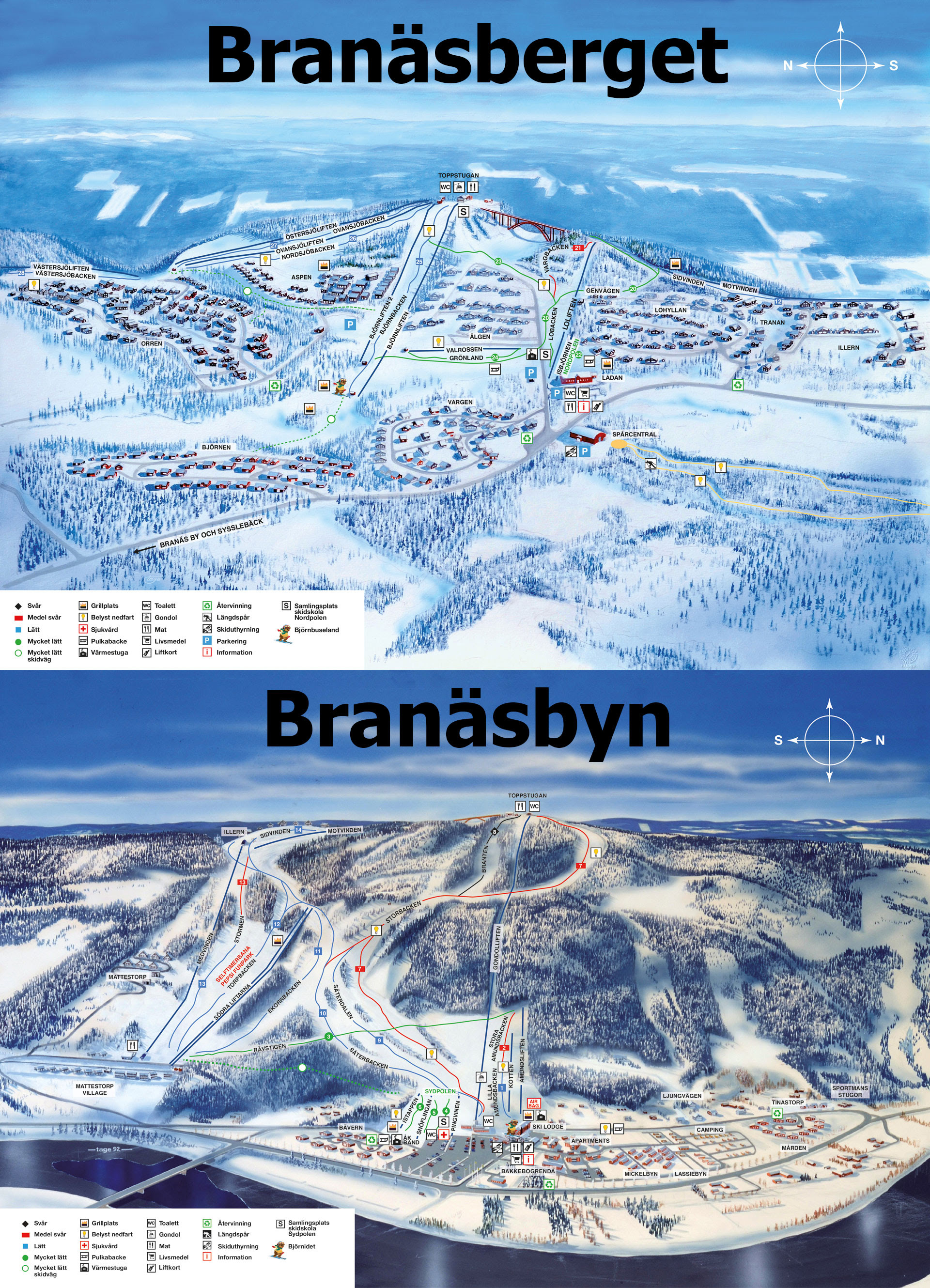 Branäs Skidanläggning Karta | Teneriffa Karta