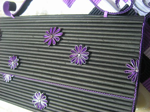 Quilled purse