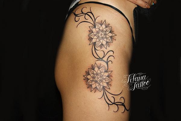 すべての美しい花の画像 ベスト花 デザイン トライバル タトゥー