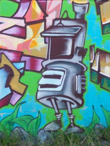 Robot guy Alma Avenue Woy Woy