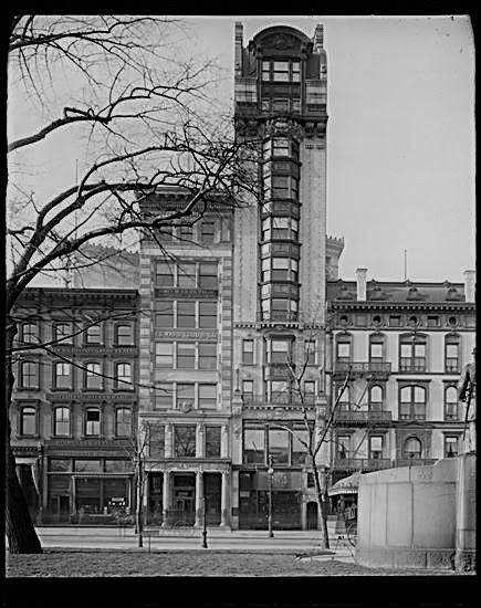 Here's another view taken from the vantage point of Madison Square Park in 1905. NYPL Digital Collections
