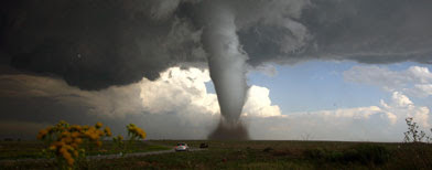 A tornado near Campo, Colorado. (Photograph courtesy Ron Gravelle/National Geographic Your Shot)