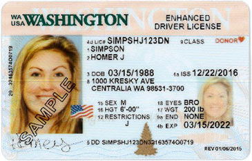 Washington state id requirements