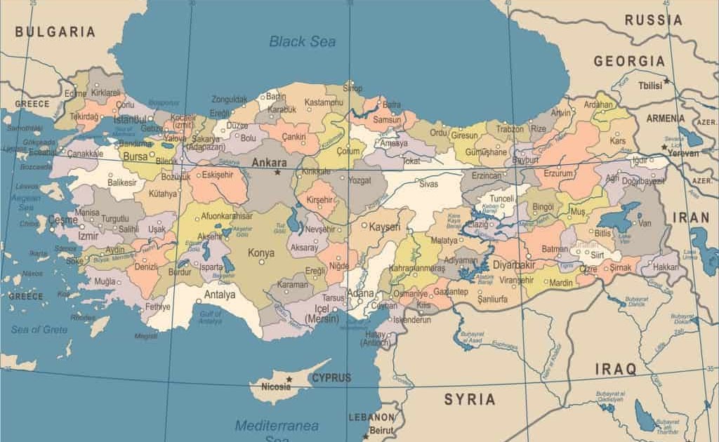 Turquia Mapa Mundial - Donde Esta Estambul Mapa Y Situacion De La