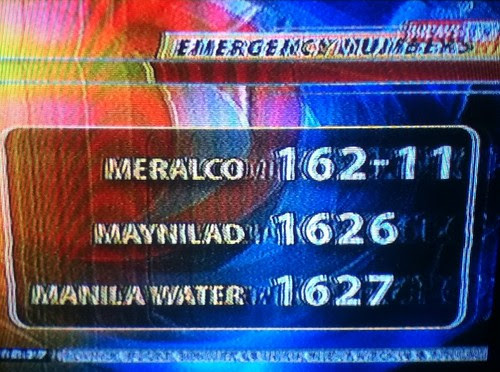 emergency numbers