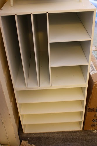 Scrapbook shelves