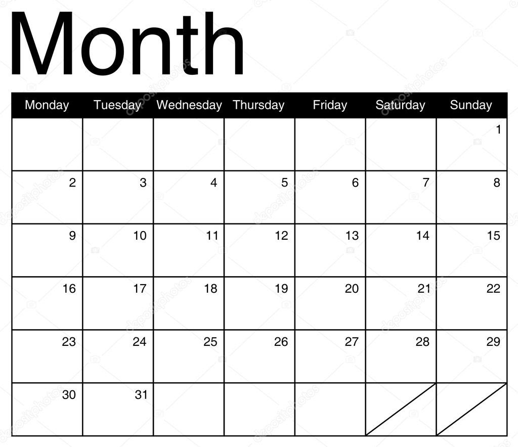 map-of-world-monthly-calendar
