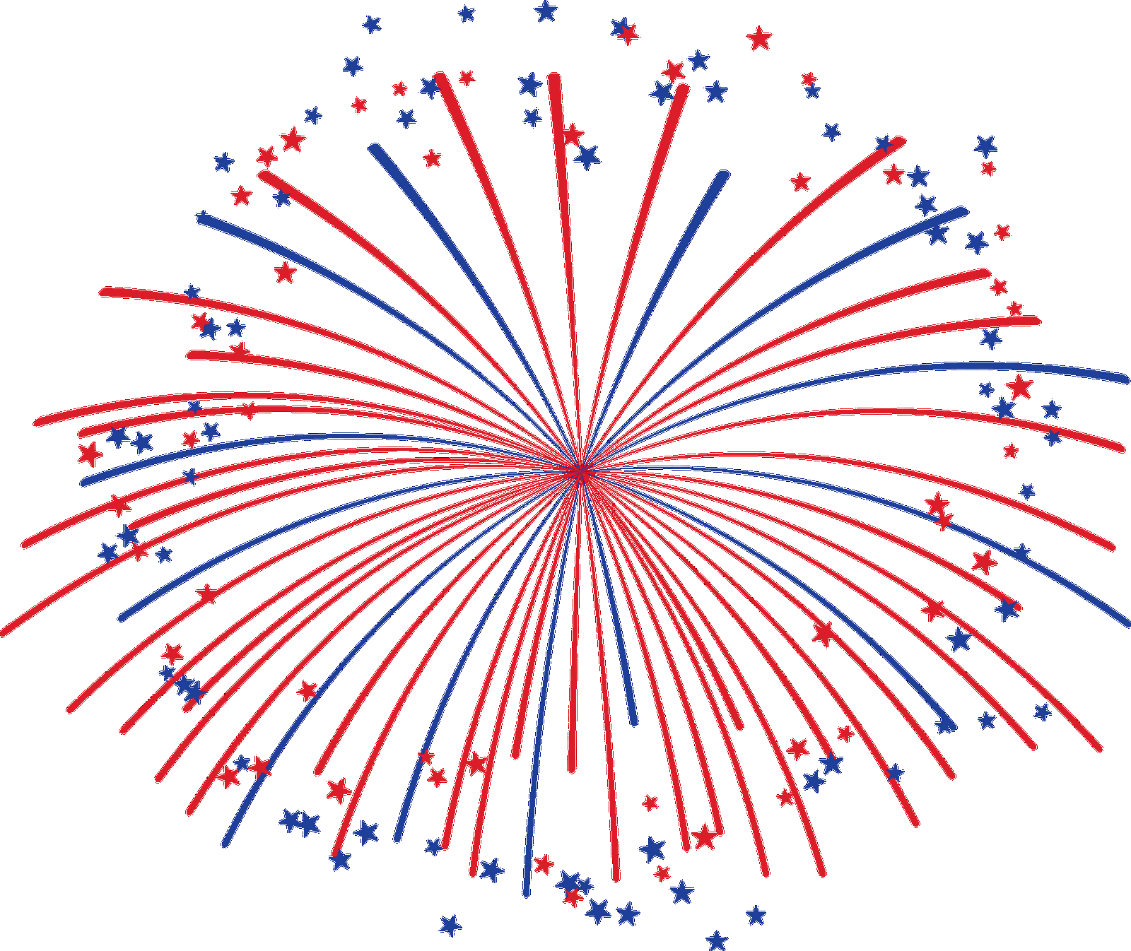 4Th July Transparent Background Fireworks Clipart Fireworks