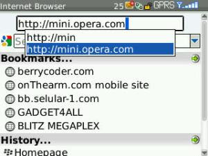 open mini.opera.com from your browser