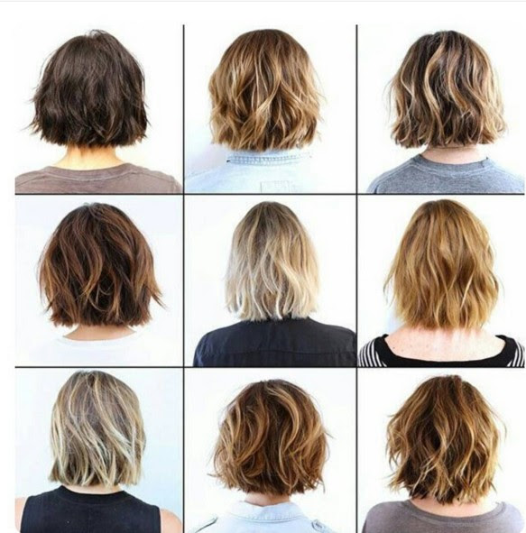 Layered Hair Medium Short