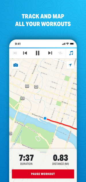 running watch with route map